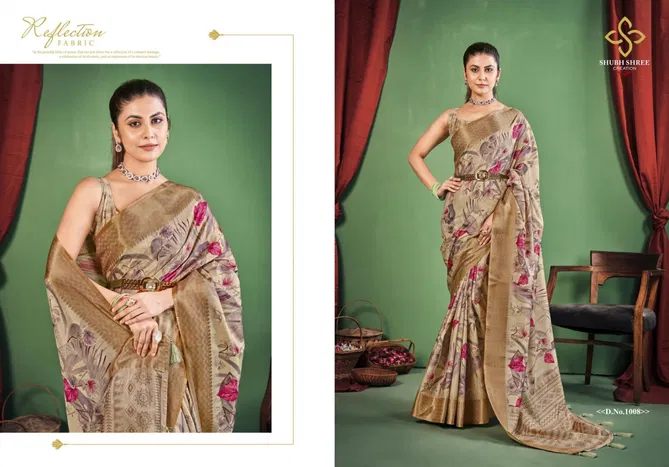 Toral Dizital By Shubh Shree Dola Silk Designer Sarees Exporters In India